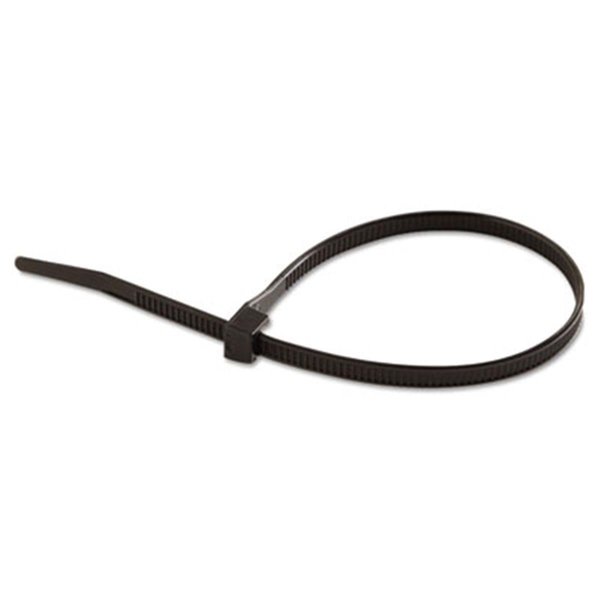 Pen2Paper 8 in. UVB Cable Ties, UV Black - 75 lbs. PE2524686